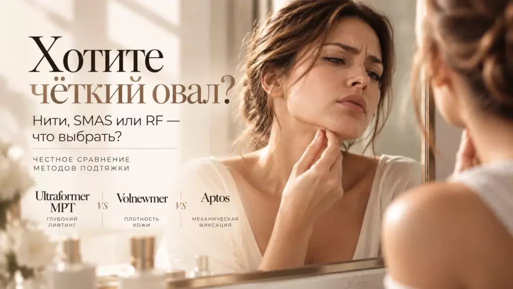 Чёткий овал лица: нити, SMAS-лифтинг или RF